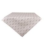 Tafelkleed 100x100 cm Beige Grijs Katoen Konijn