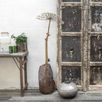 Metalen pot rond