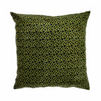 Leopard kussen groen 60x60cm