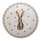 Dinerbord Ø 26 cm Beige Bruin Porselein Konijn Eetbord