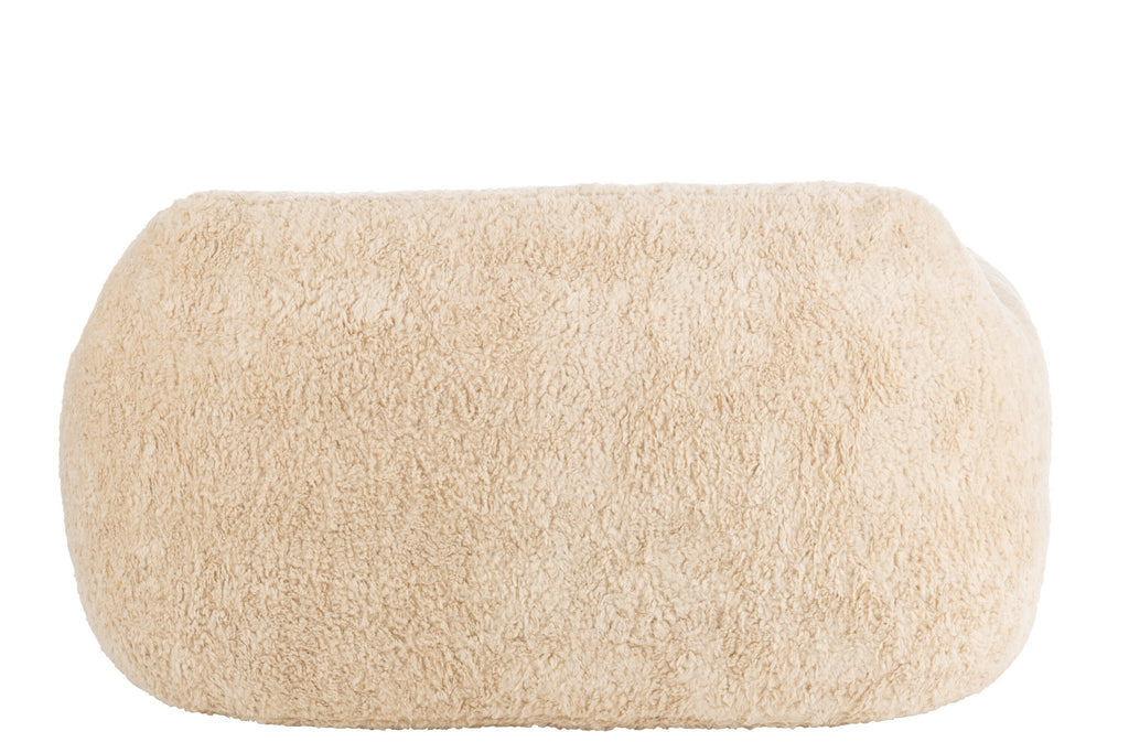 J-Line Bankschaap Polyester Creme Large