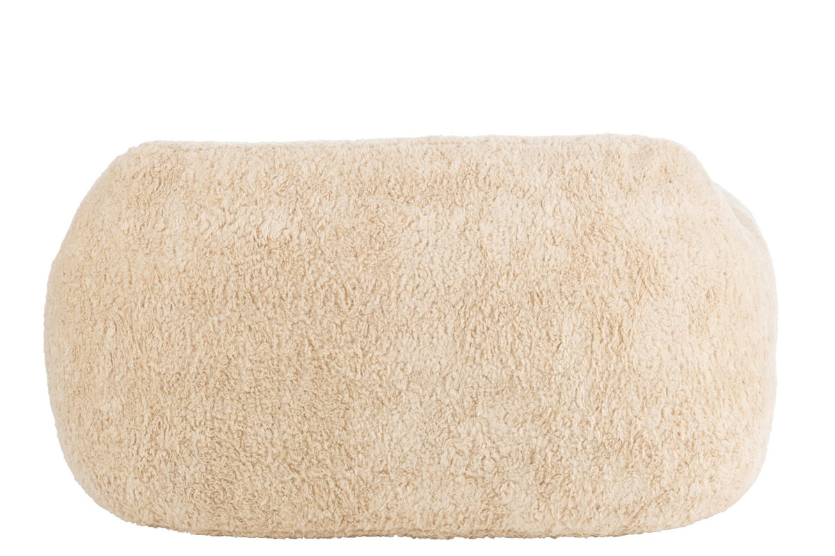 J-Line Bankschaap Polyester Creme Large