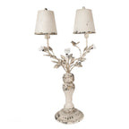 Tafellamp 39x21x74 cm Beige Bruin IJzer Bureaulamp