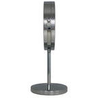 Metalen make-up LED spiegel dubbelzijdig 17,5CMØ 7x vergroting