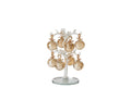 J-Line decoratieboom - kristal - goud