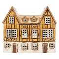 Waxinelichthouder Huis Bruin Keramiek Waxinelichthouder