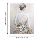 Schilderij Sannohe Wit 80x100 cm