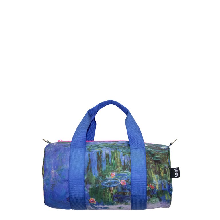 Loqi Weekender Medium - Water Lilies Neon Pink gerecycled
