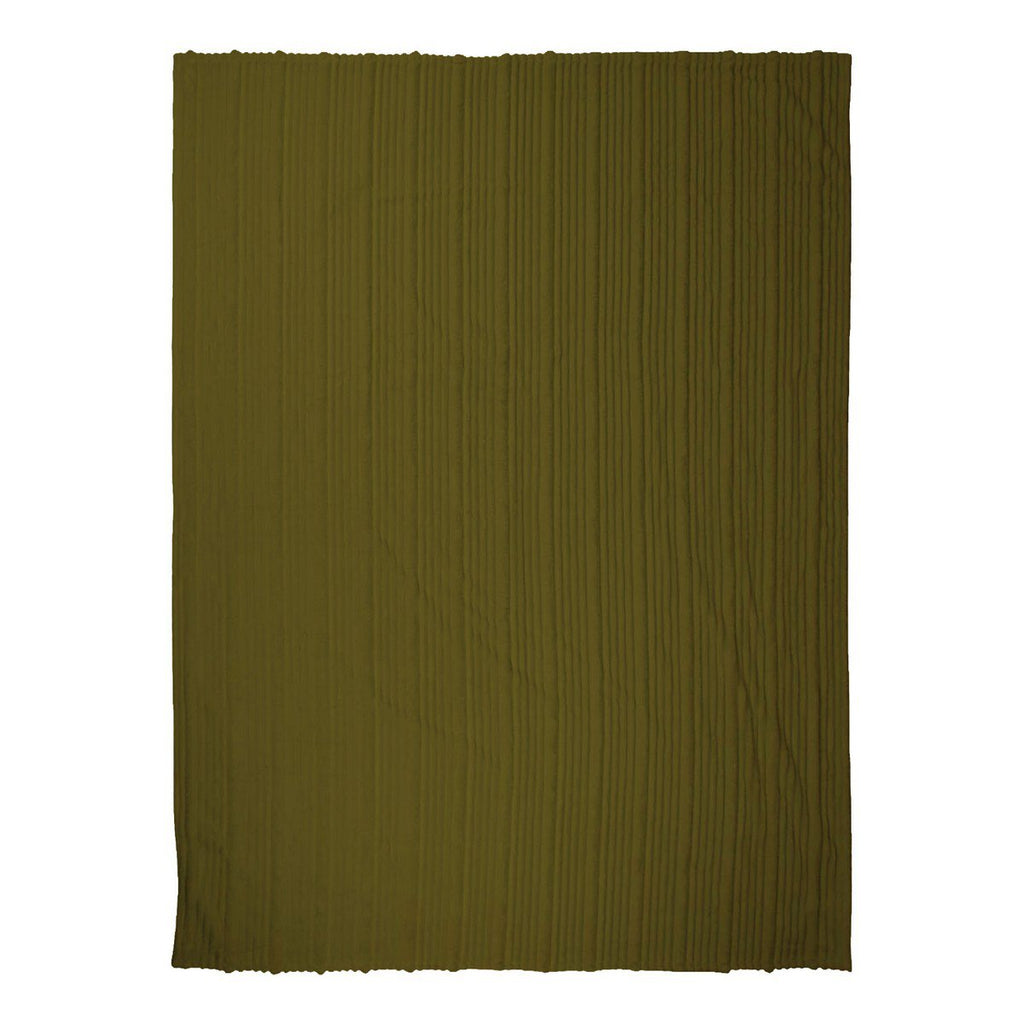 Plaid Strepen Groen 140x200cm