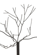 J-Line decoratie Boom - metaal - zwart - small