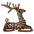 Decoratie Hert Bruin Rotan Decoratie Beeld