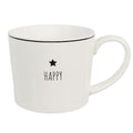 Mok 275 ml Wit Keramiek Ster Drinkbeker