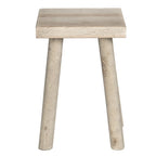 Plantentafeltje 18x18x26 cm Bruin Hout Plantenstandaard