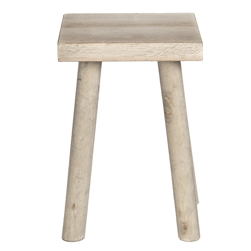 Plantentafeltje 18x18x26 cm Bruin Hout Plantenstandaard