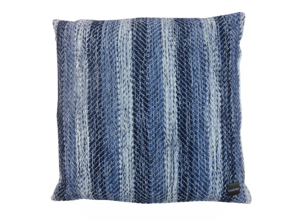 Multi Weave kussen blauw 60x60cm