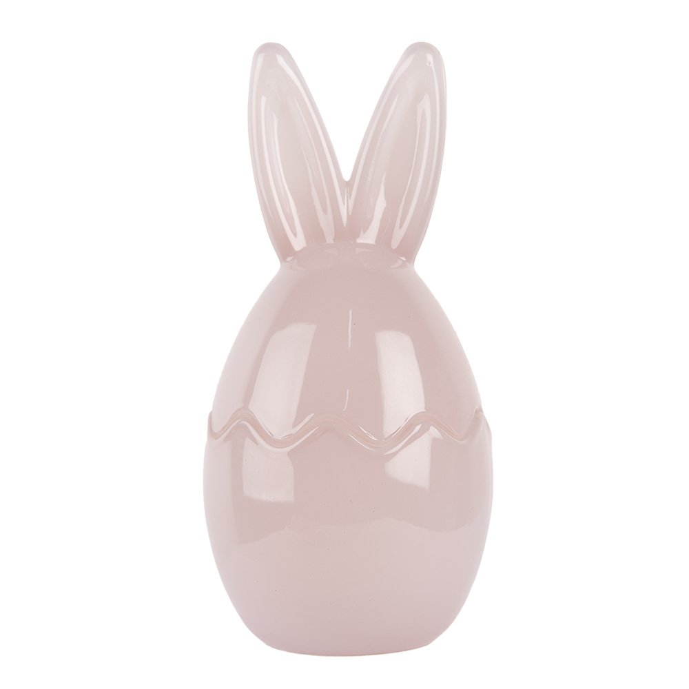 Glazen potje Ei Ø 9x17 cm Roze Glas