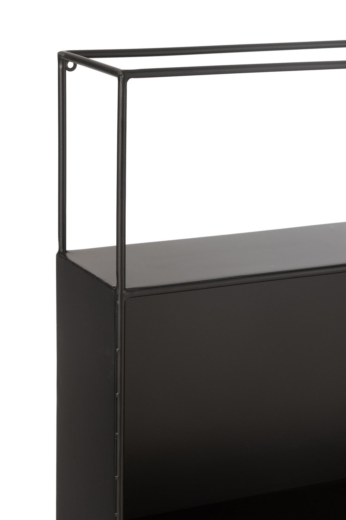 J-Line Rek Seen Metaal/Glas Zwart