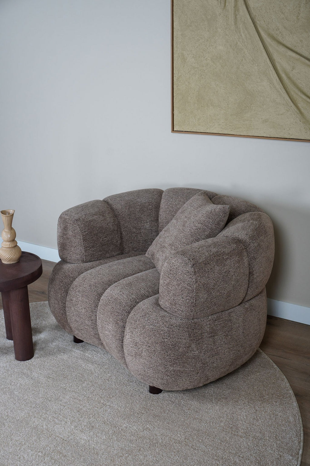 Fauteuil Rocco Donker Bruin