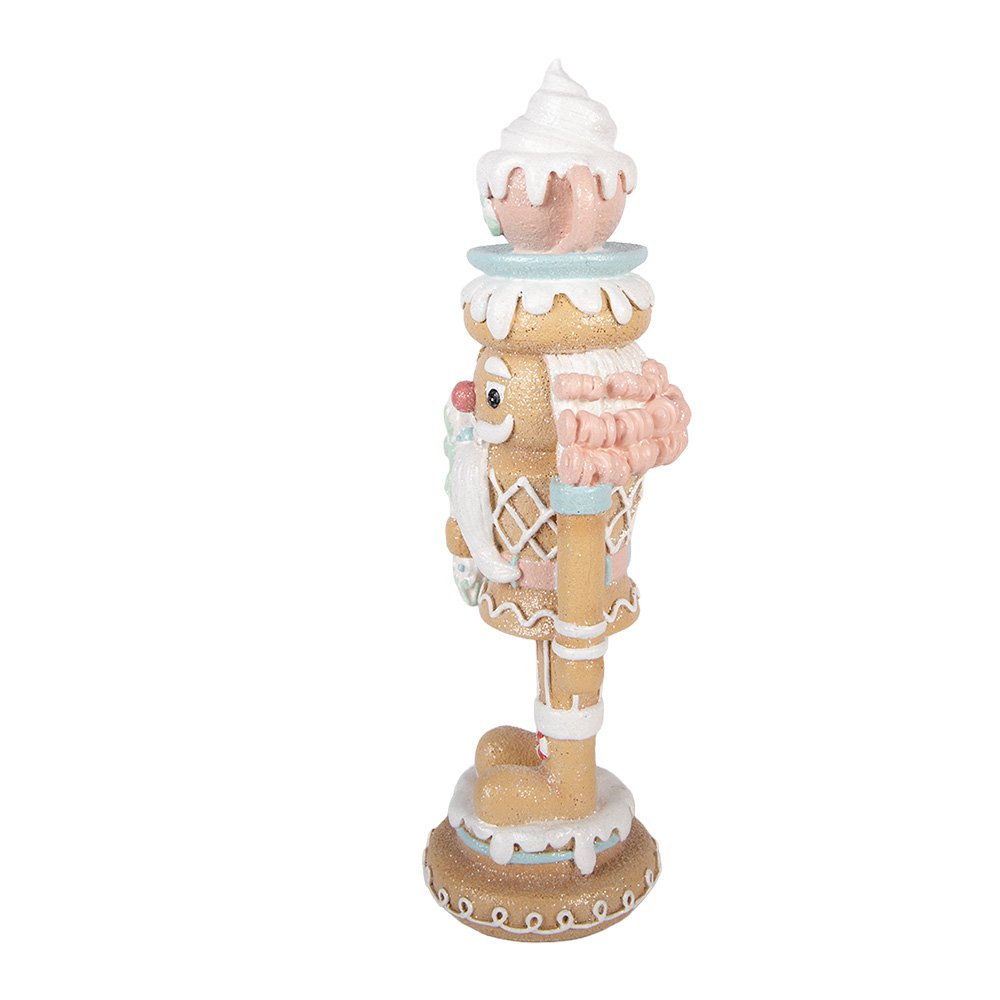 Kerstdecoratie Beeld Notenkraker 11x11x32 cm Bruin Kunststof