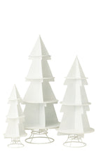 J-Line decoratie rek X'mas Tree - metaal - wit - L