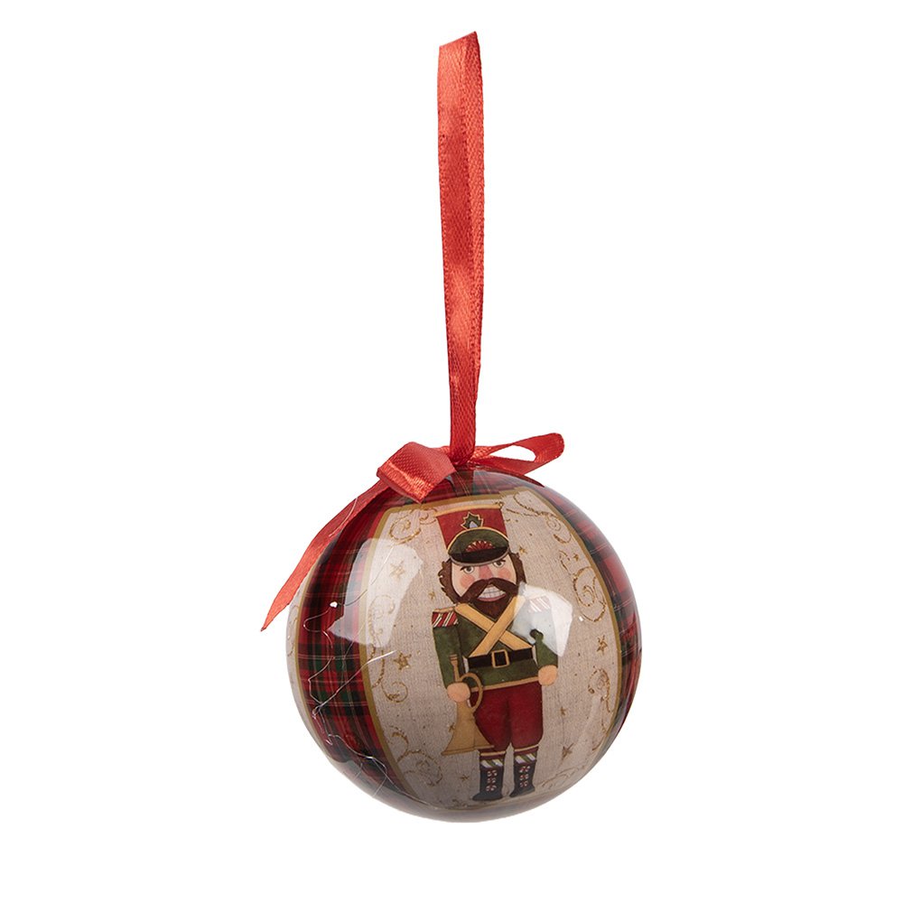 Kerstbal Set van 14 8x8x8 cm Beige Kunststof