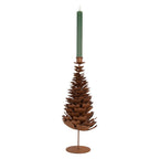 Kandelaar Kerstboom Bruin Metaal