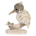 Decoratie Vogel 7x6x8 cm Beige Polyresin