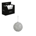 Bal onbreekbaar zilver d8cm