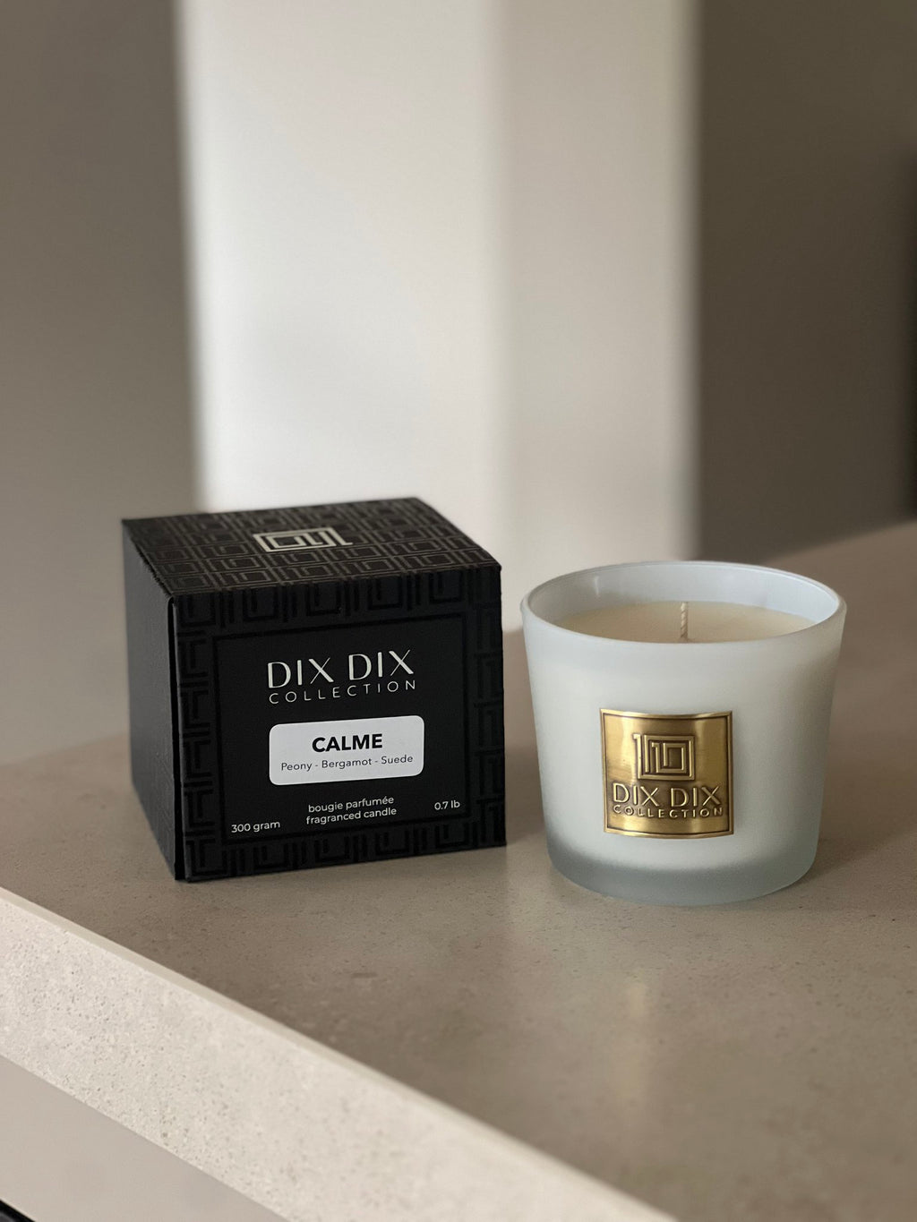 Luxe en duurzame geurkaars Calme - Wit - S