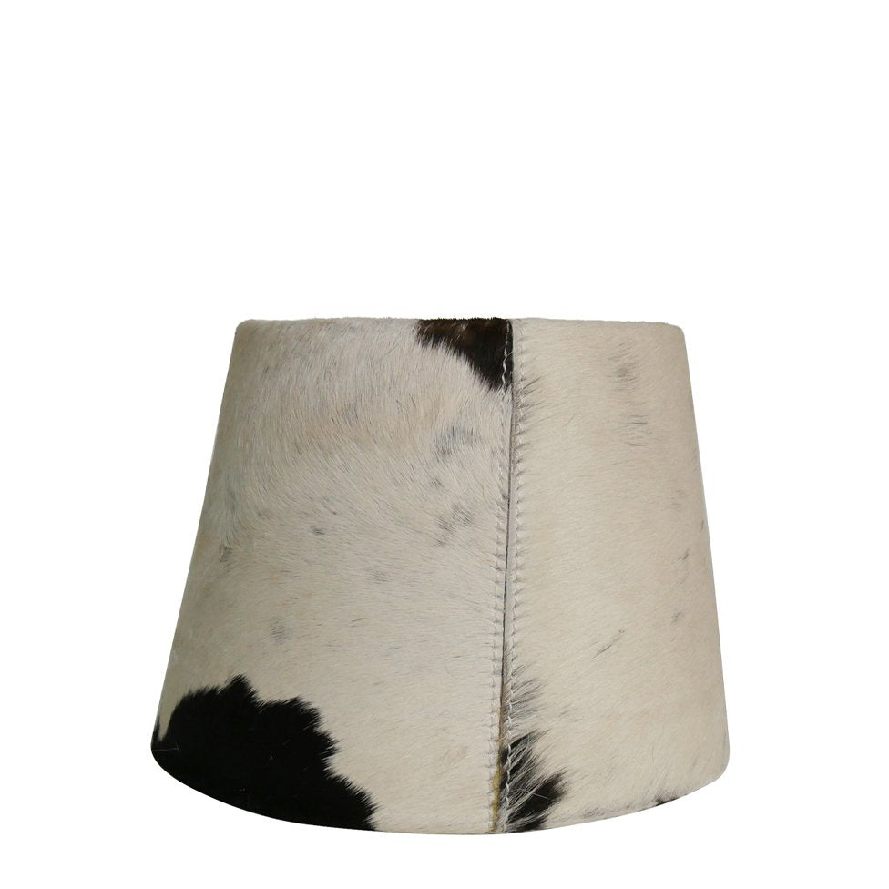 Lampenkap koe zwart/wit 20cm
