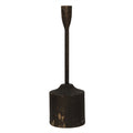 Kandelaar Set van 3 35/30/25 cm Zwart IJzer