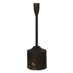 Kandelaar Set van 3 35/30/25 cm Zwart IJzer