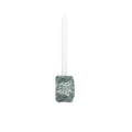 Kaarshouder 8x8xH13,5cm marmergroen Opus
