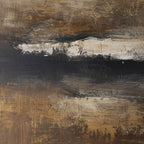 Schilderij Sukumo Bruin 150x100 cm