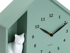 Wandklok Zittend Kat