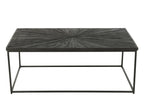 J-Line salontafel Shanil - hout/ijzer - zwart