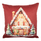 Kussenhoes 45x45 cm Rood Polyester Kers