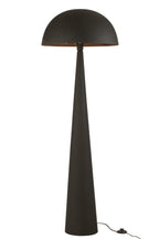 J-Line lamp Paddenstoel - metaal - zwart