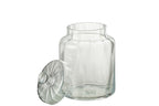 J-Line Voorraadpot Elia Glas Transparant Medium