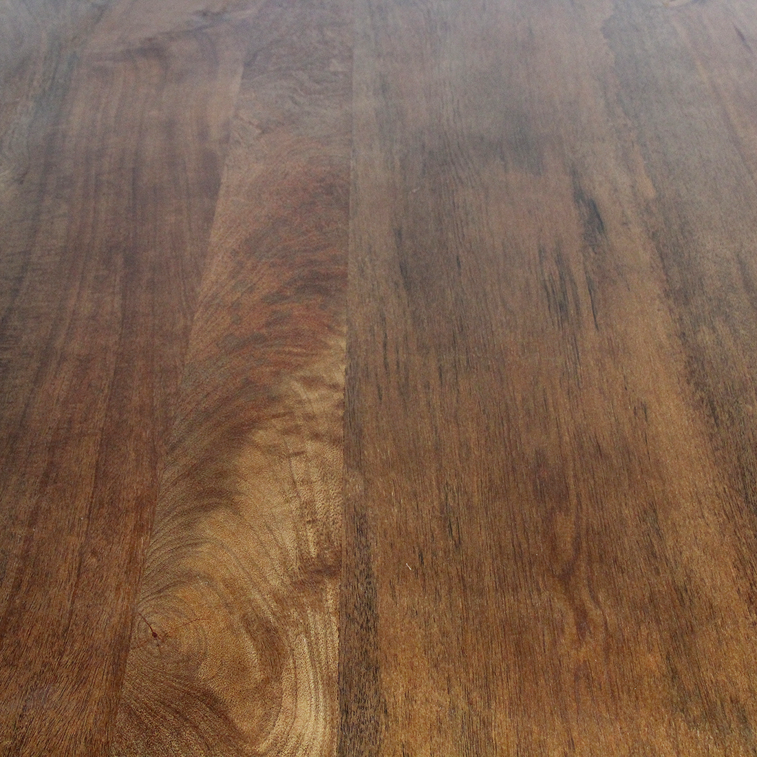 Bullnose Chamfered mangohouten eettafel mix