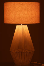 J-Line lamp Striing - metaal/papier - wit