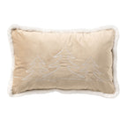 Textino Arbre - Kussen 30x50 cm - Kerstmis - Gebleekt zand - Beige