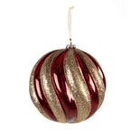 Kerstbal Ø 20x20 cm Rood Glas