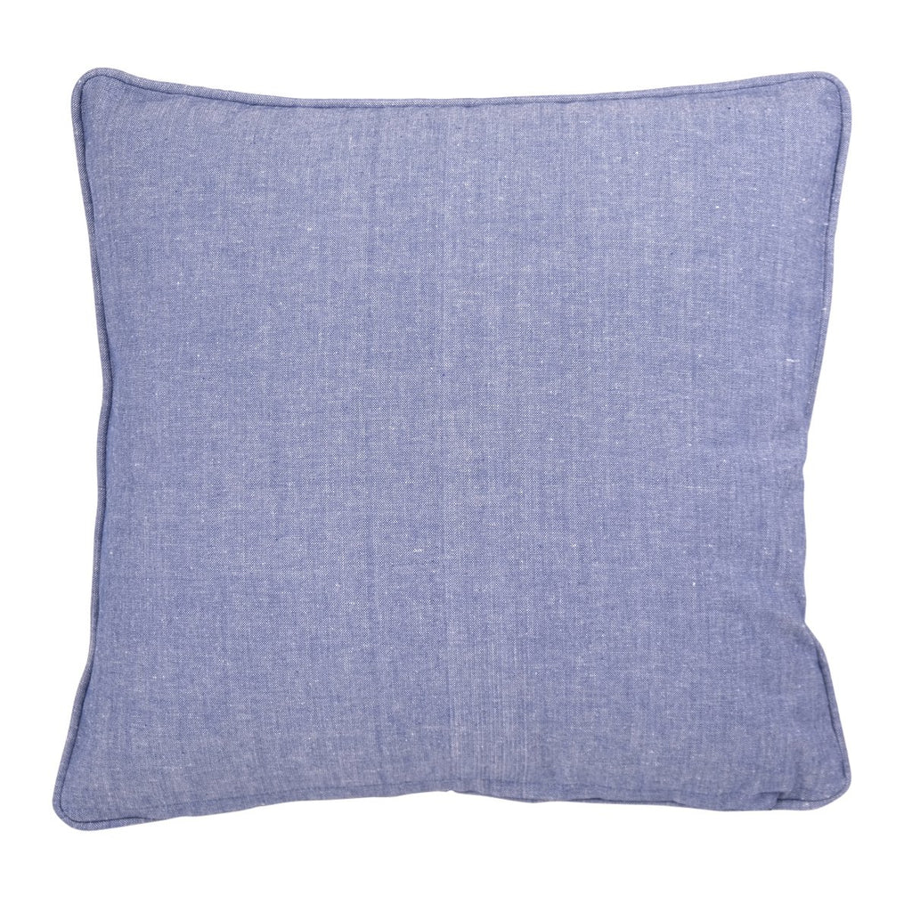 Cushion Levy Controleer 45x45 linnen/blauw