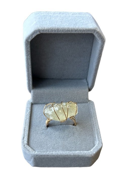 Dames ring met Citrien