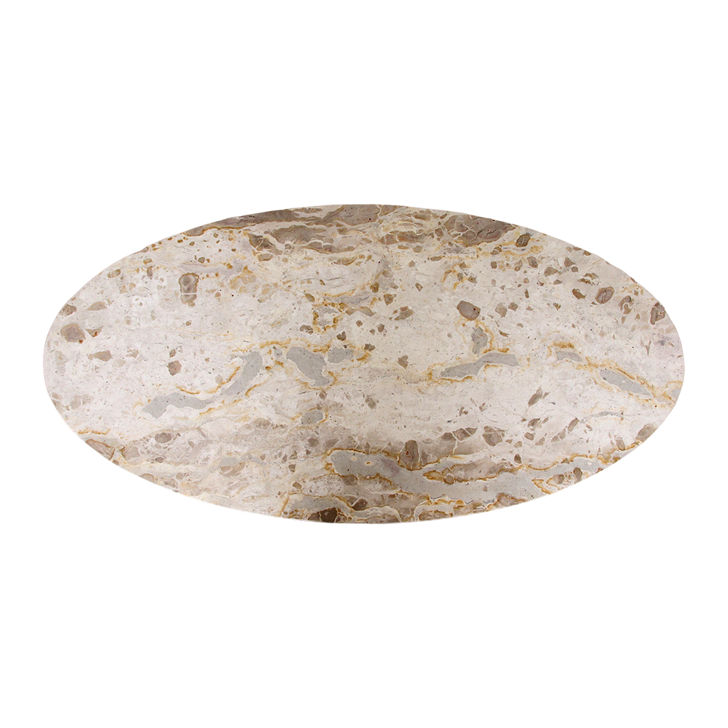 Marmeren salontafel créme - 120x60x38 cm