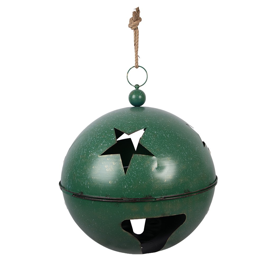 Kerstdecoratie Beeld Kerstbal Ø 60 / Ø 50 / Ø 40 cm Groen Metaal