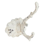 Wandhaak 10x10x13 cm Wit IJzer Kapstok