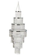 J-Line Moderne kroonluchterlampenkap - acryl - transparant - large