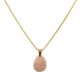 Louiz Ketting met Rozenkwarts bedel